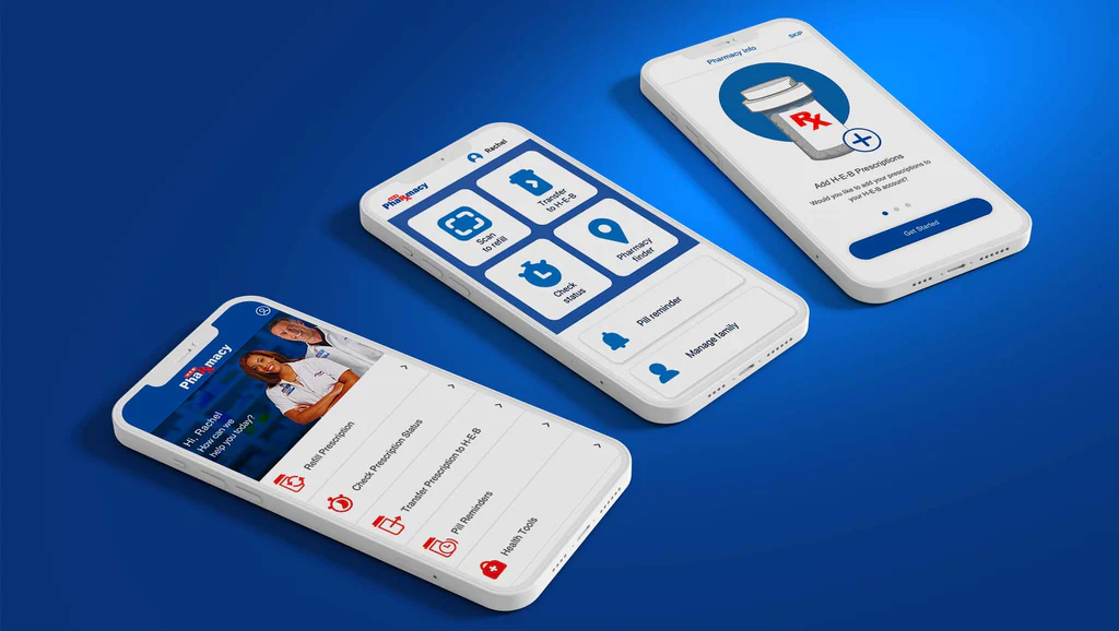 My H-E-B pharmacy app overview